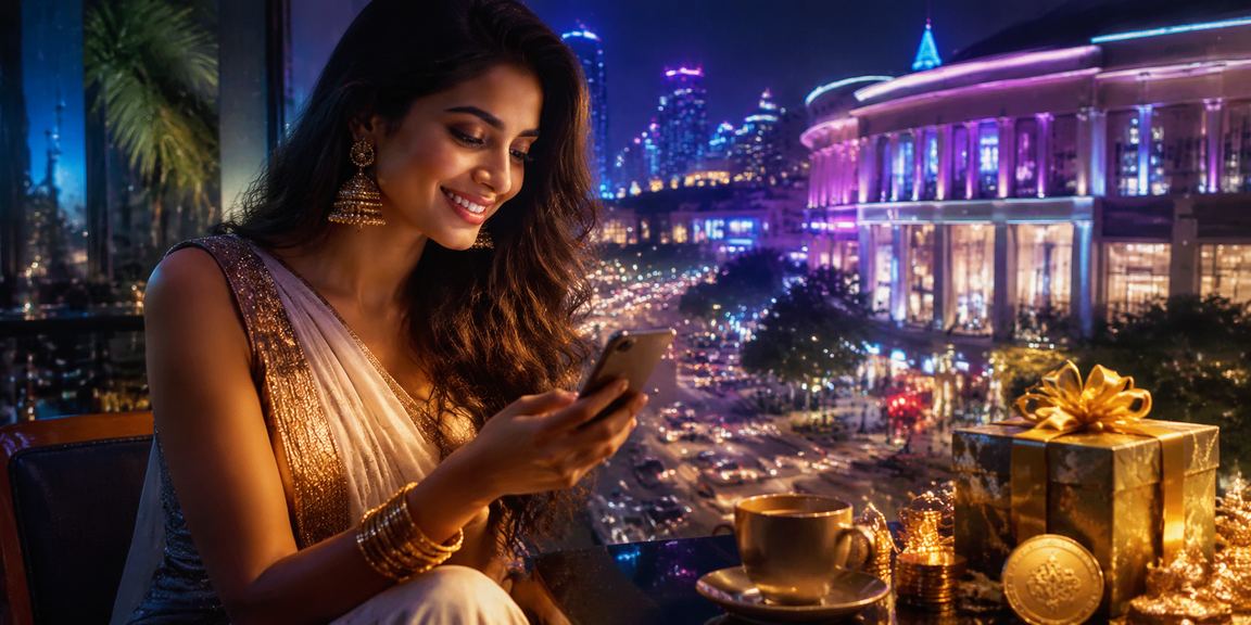 Live casino dealer interacting in real-time